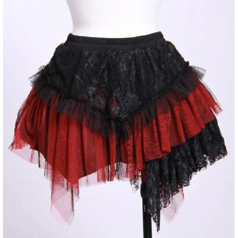 Adore Skirt and Corset Belt Set Red - Image 4