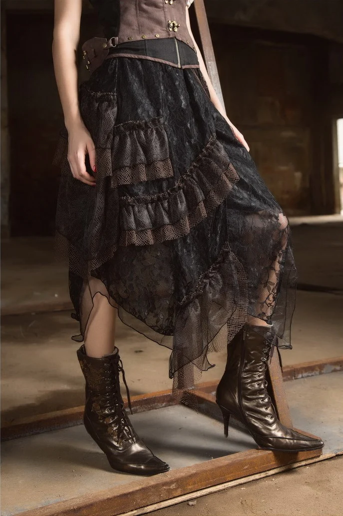 Alexia Steampunk Skirt - Image 2