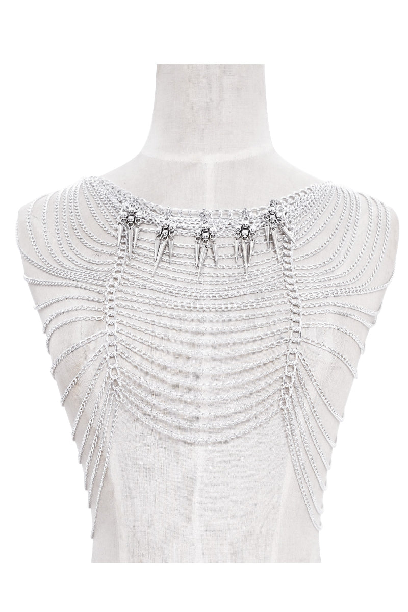 Witch Bride of the Underworld – Convertible Chain Shroud - Image 2