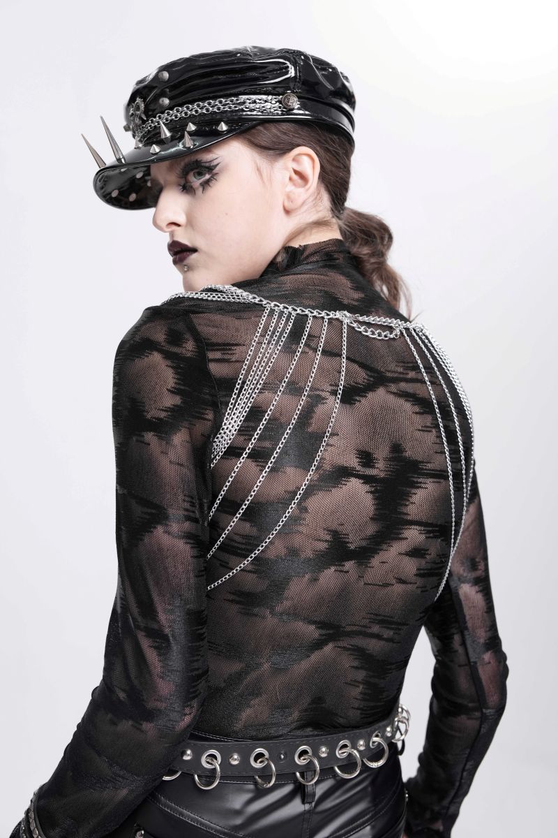 Witch Bride of the Underworld – Convertible Chain Shroud - Image 6