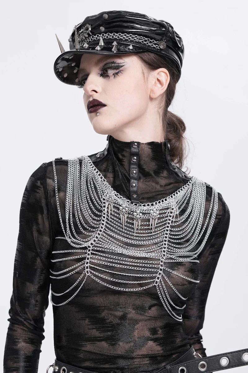 Witch Bride of the Underworld – Convertible Chain Shroud - Image 7