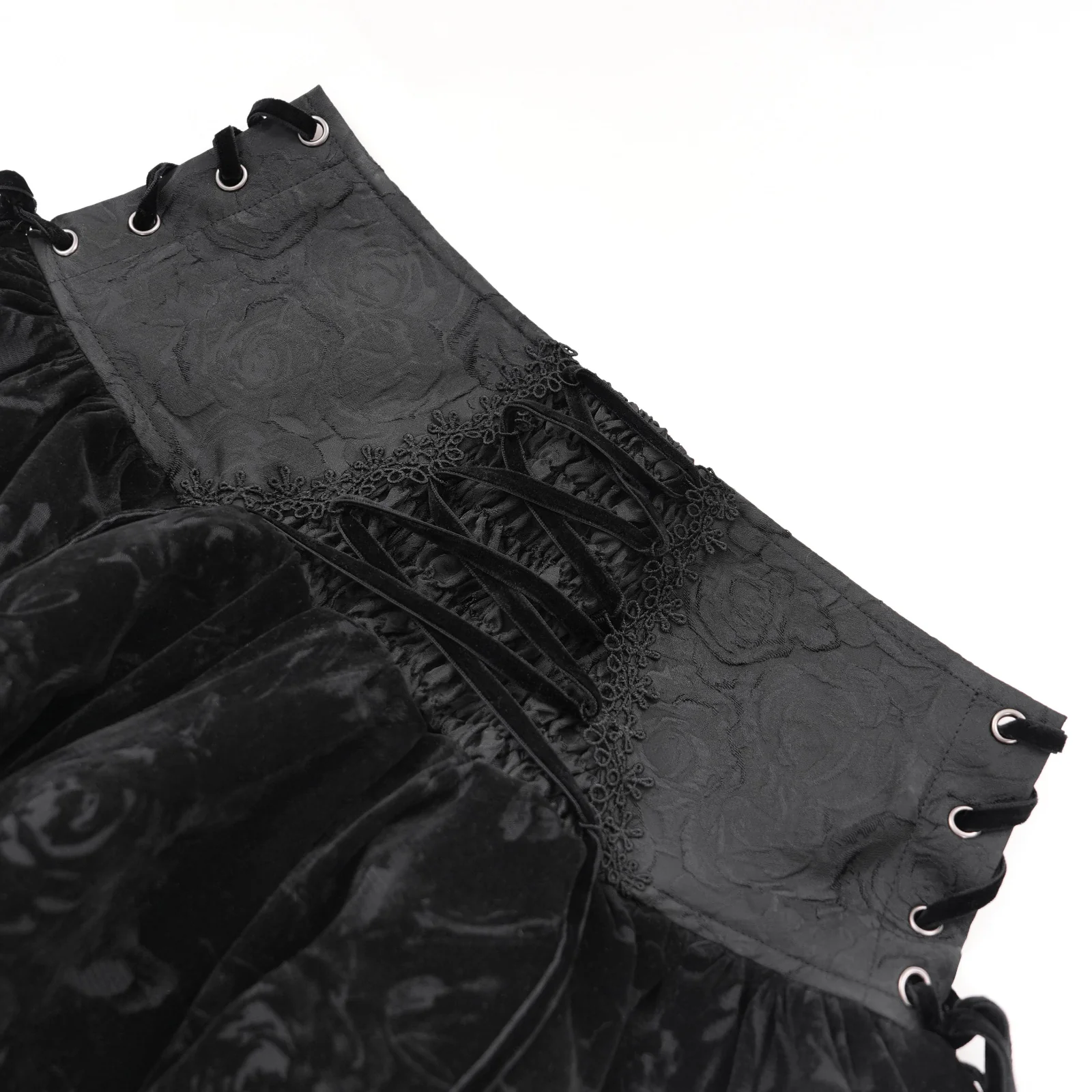 Baroness Darkkrose Velvet Mini Skirt - Image 10