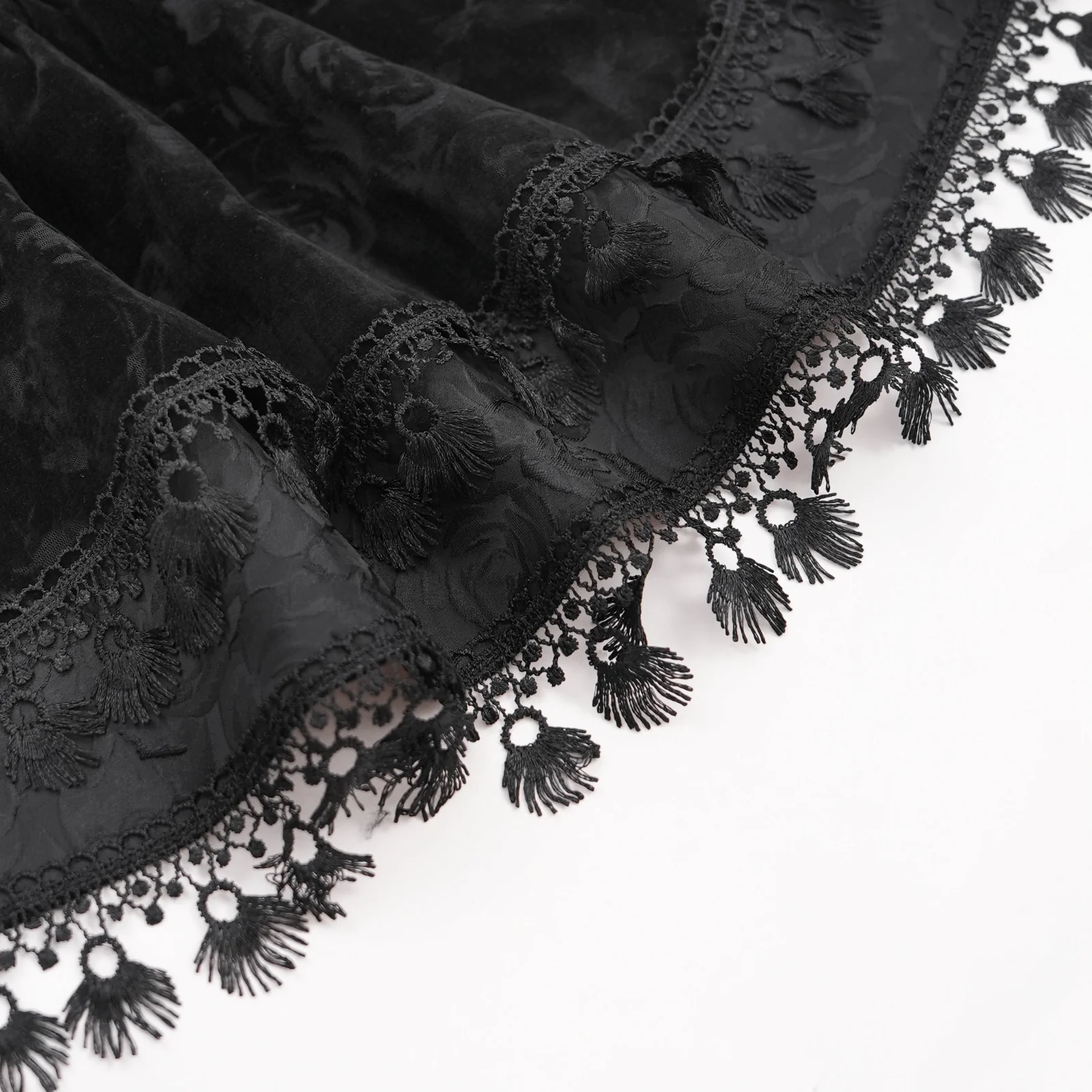 Baroness Darkkrose Velvet Mini Skirt - Image 9