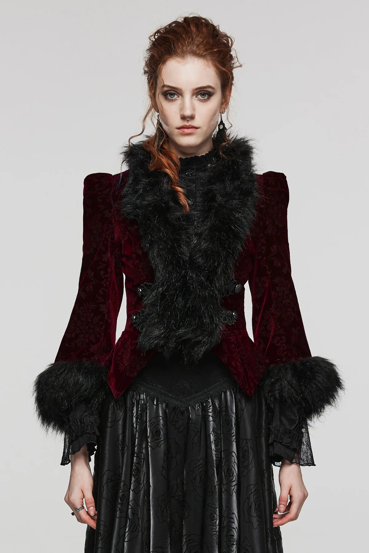 Baroness Isolde Frost Jacket in Red