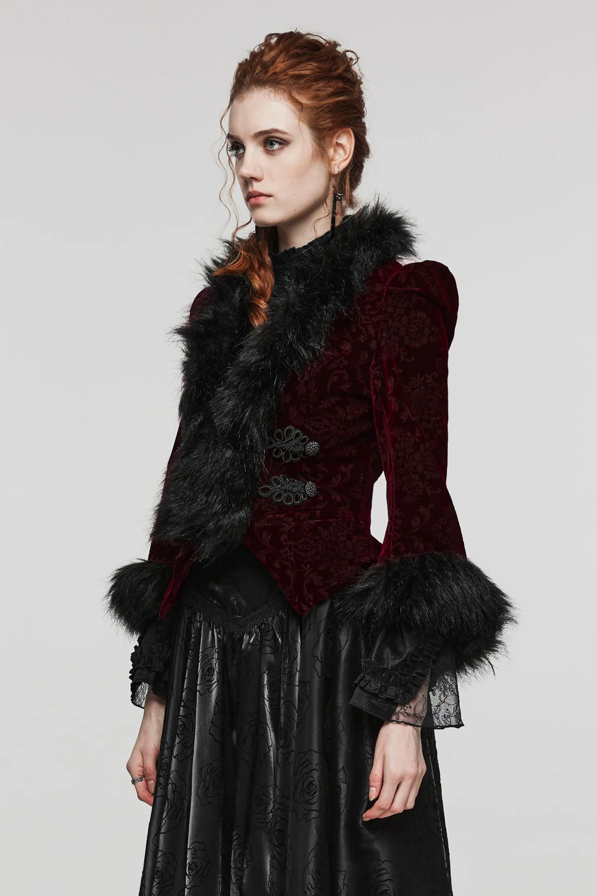 Baroness Isolde Frost Jacket in Red - Image 4