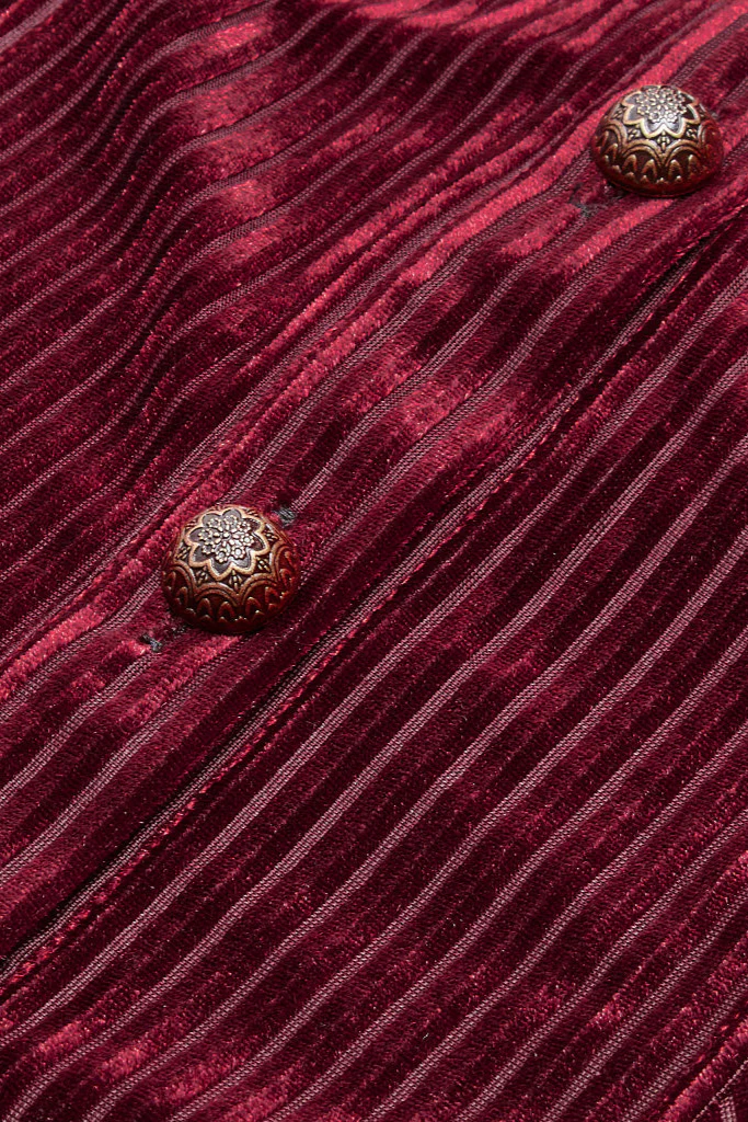 Baroness Valvelace Red Stripe Blouse - Image 10