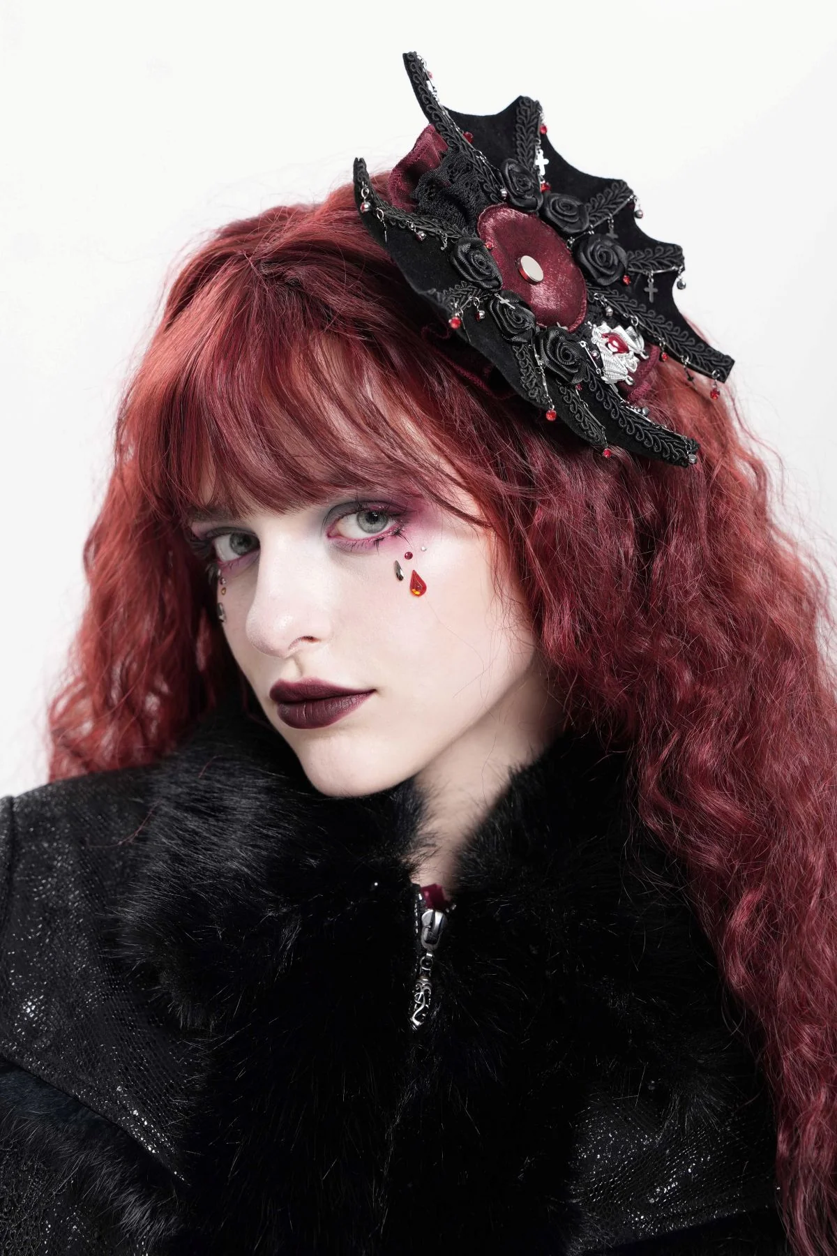 Batlace Rosette Hair Clip - Image 3