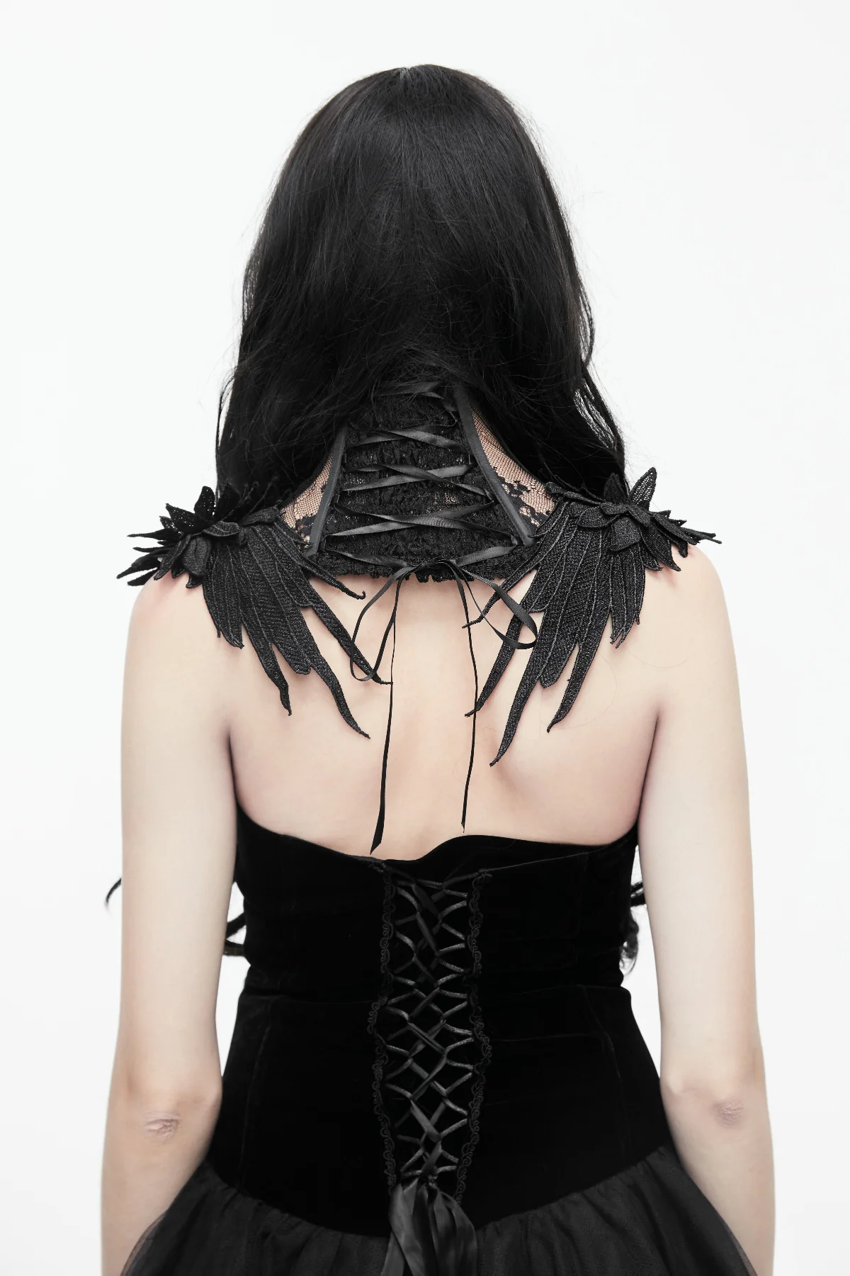 Black Raven Neck Corset - Image 5
