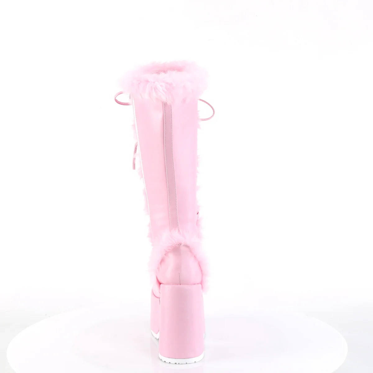 Camel-311 Pastel Goth Knee High Platform Boots - Image 5