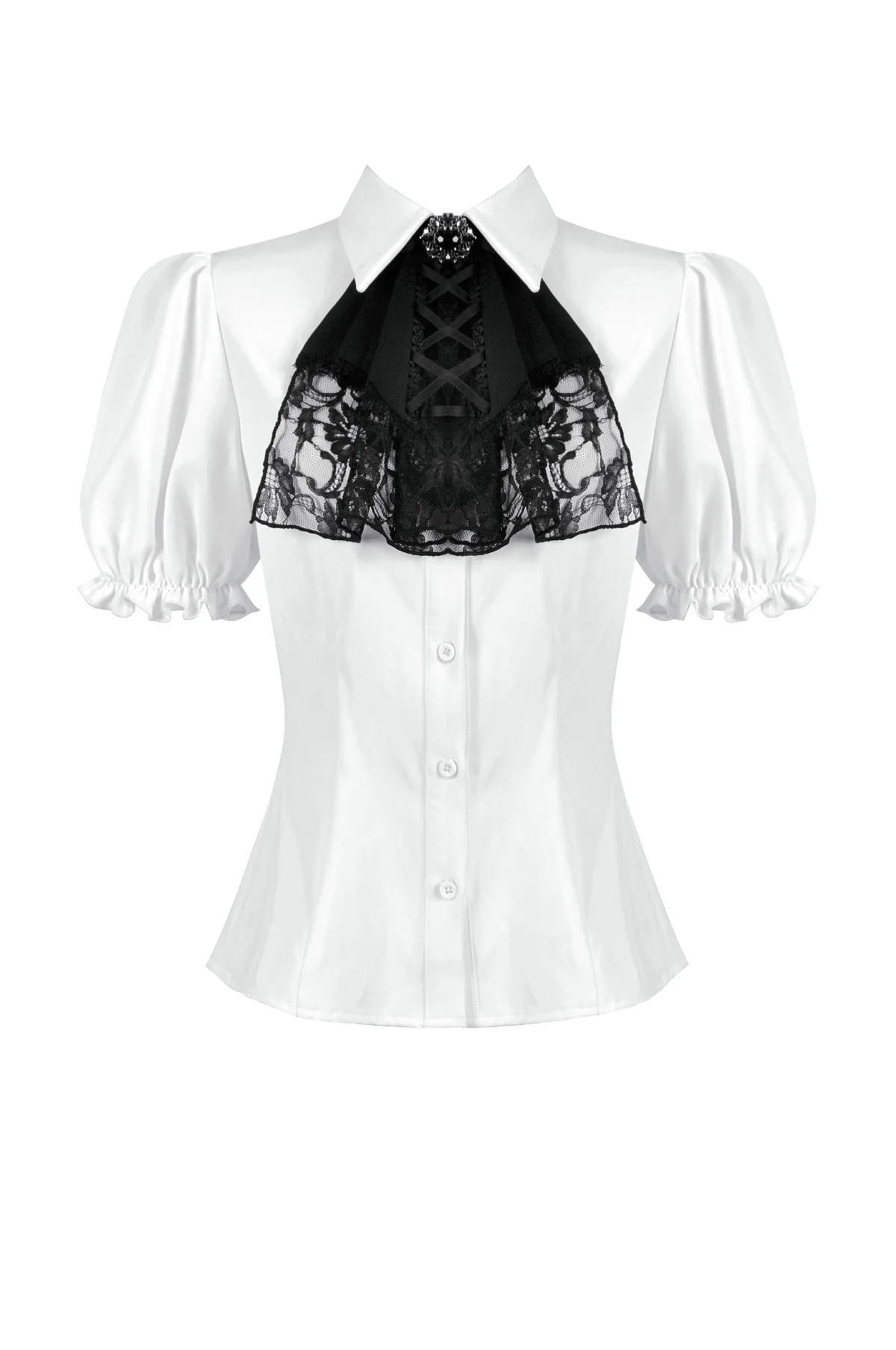Château Lace Cravat Top