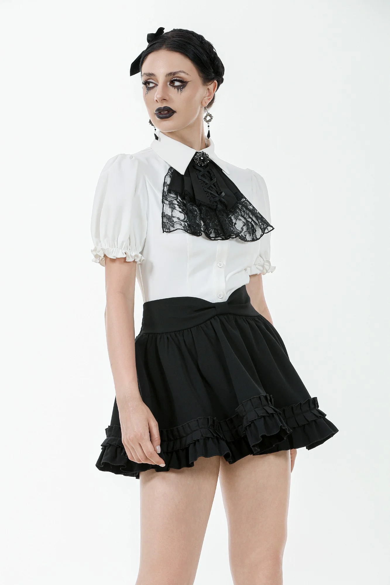 Château Lace Cravat Top - Image 3