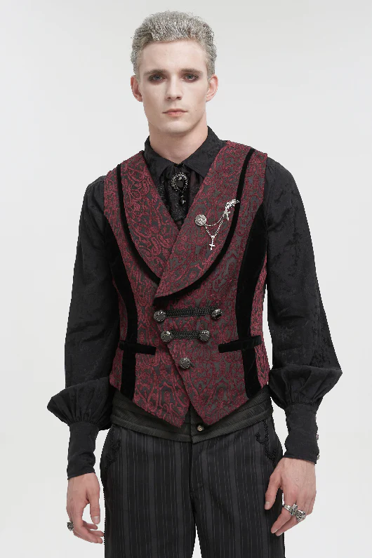 Count Veloré Waistcoat Red