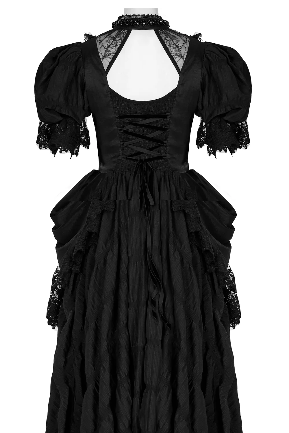 Countess Evernight – 18th Century-Inspired Victorian Gothic Ball Gown - Image 7