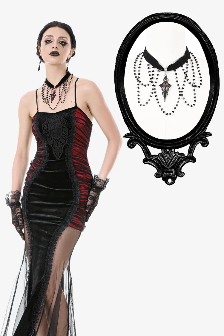 Crimson Cathedral Choker