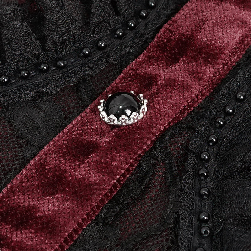 Crimson Duchess Velvet Top - Image 8