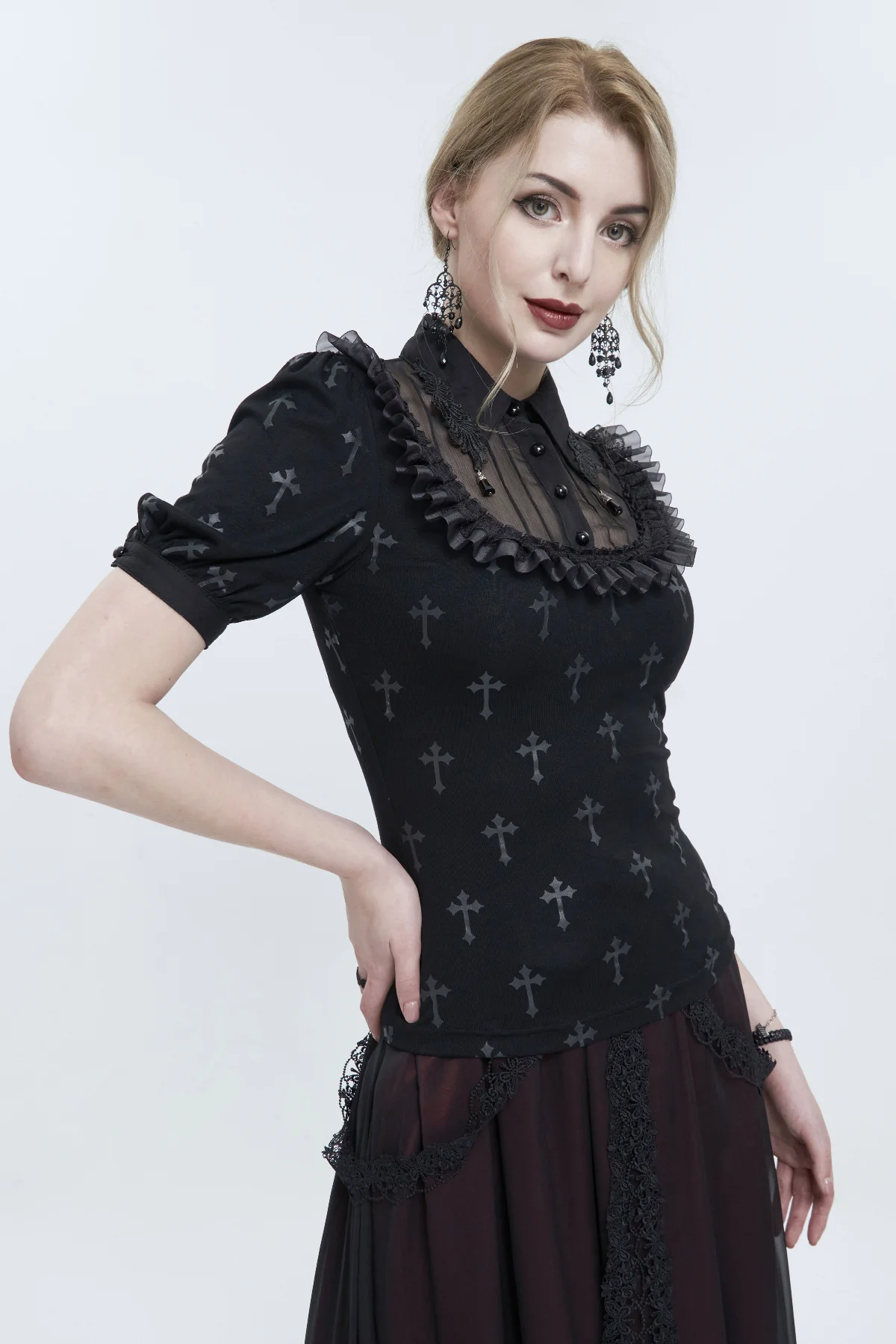 Crossveil of Carmilla Blouse - Image 3