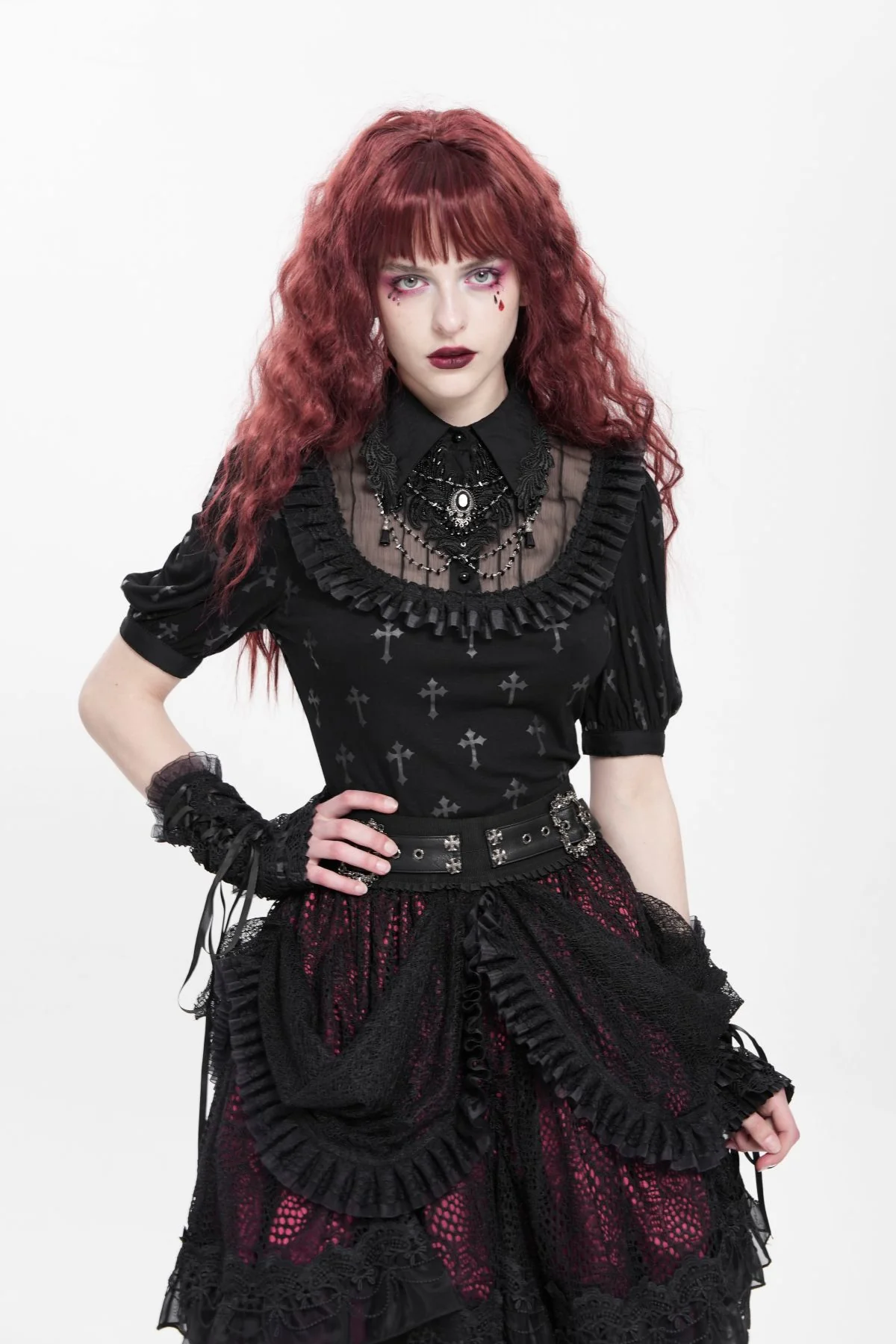 Crossveil of Carmilla Blouse - Image 4