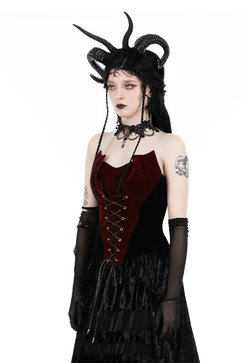 Thirst of Selene - Vampire Corset Top - Image 4