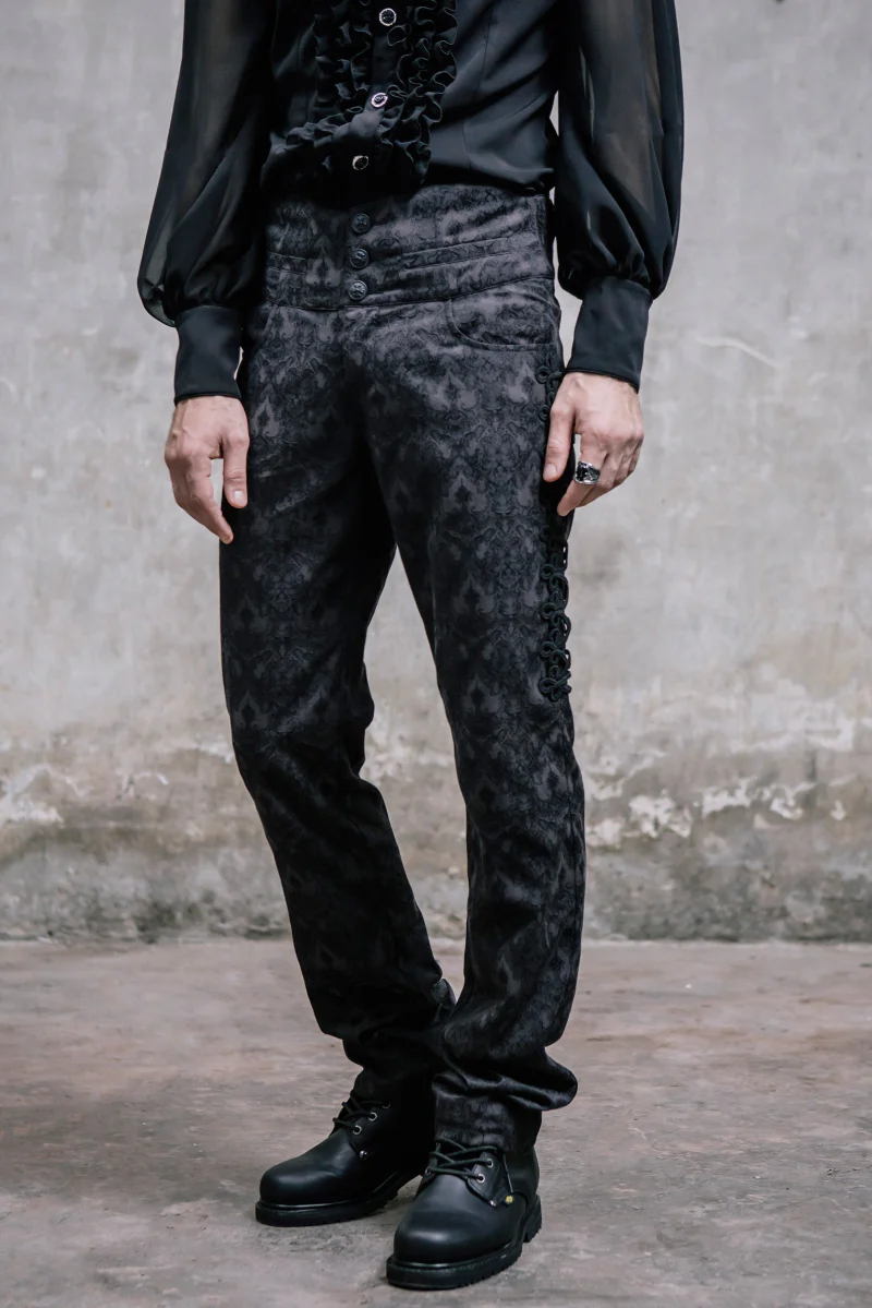 Dark Aristocrat Jacquard Pants - Image 4