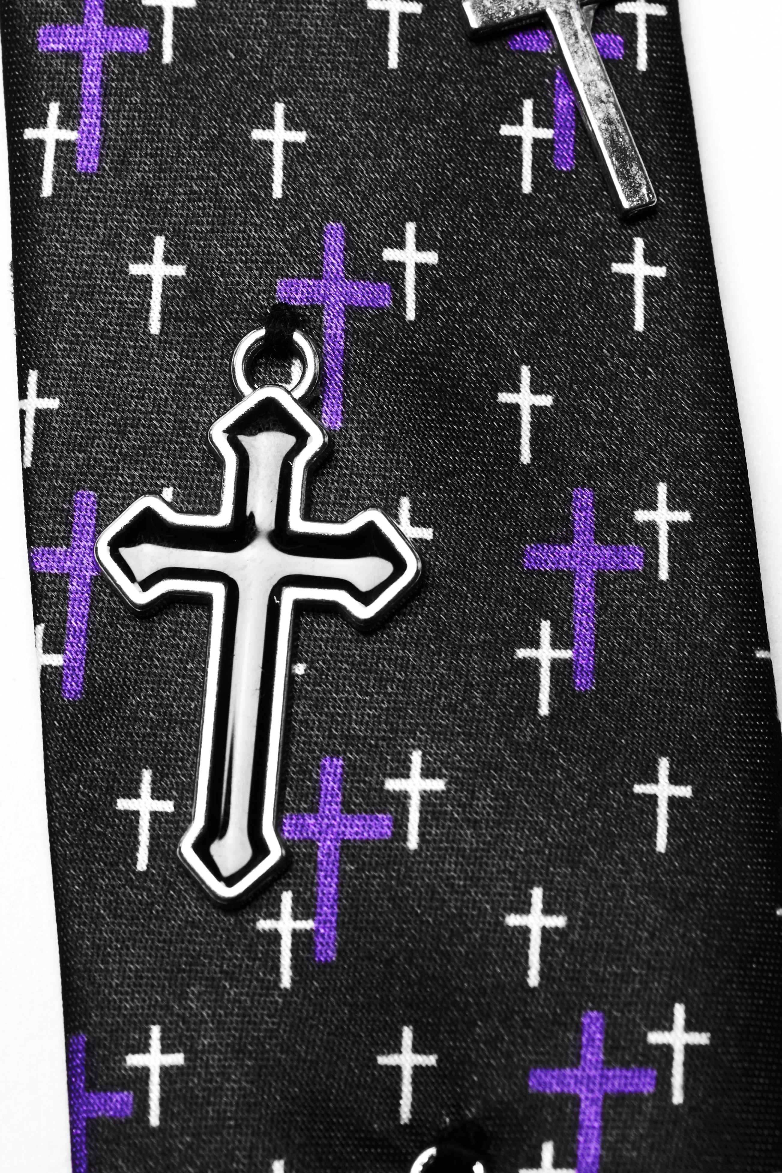 Dark Omen Cross Tie - Unisex - Image 4