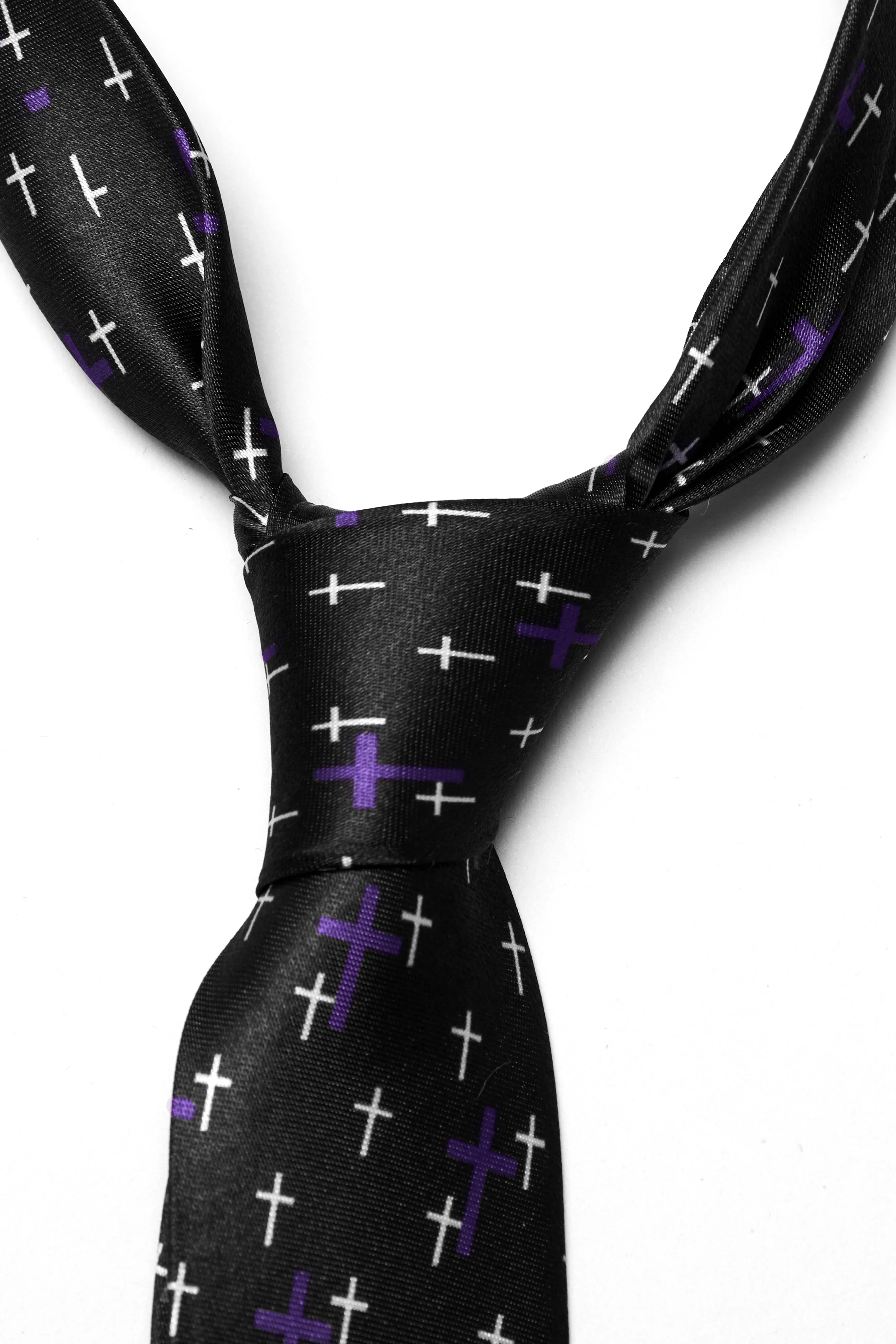 Dark Omen Cross Tie - Unisex - Image 5