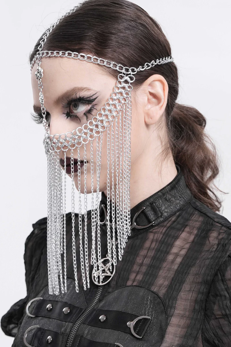 Dark Priestess Face Veil - Image 2