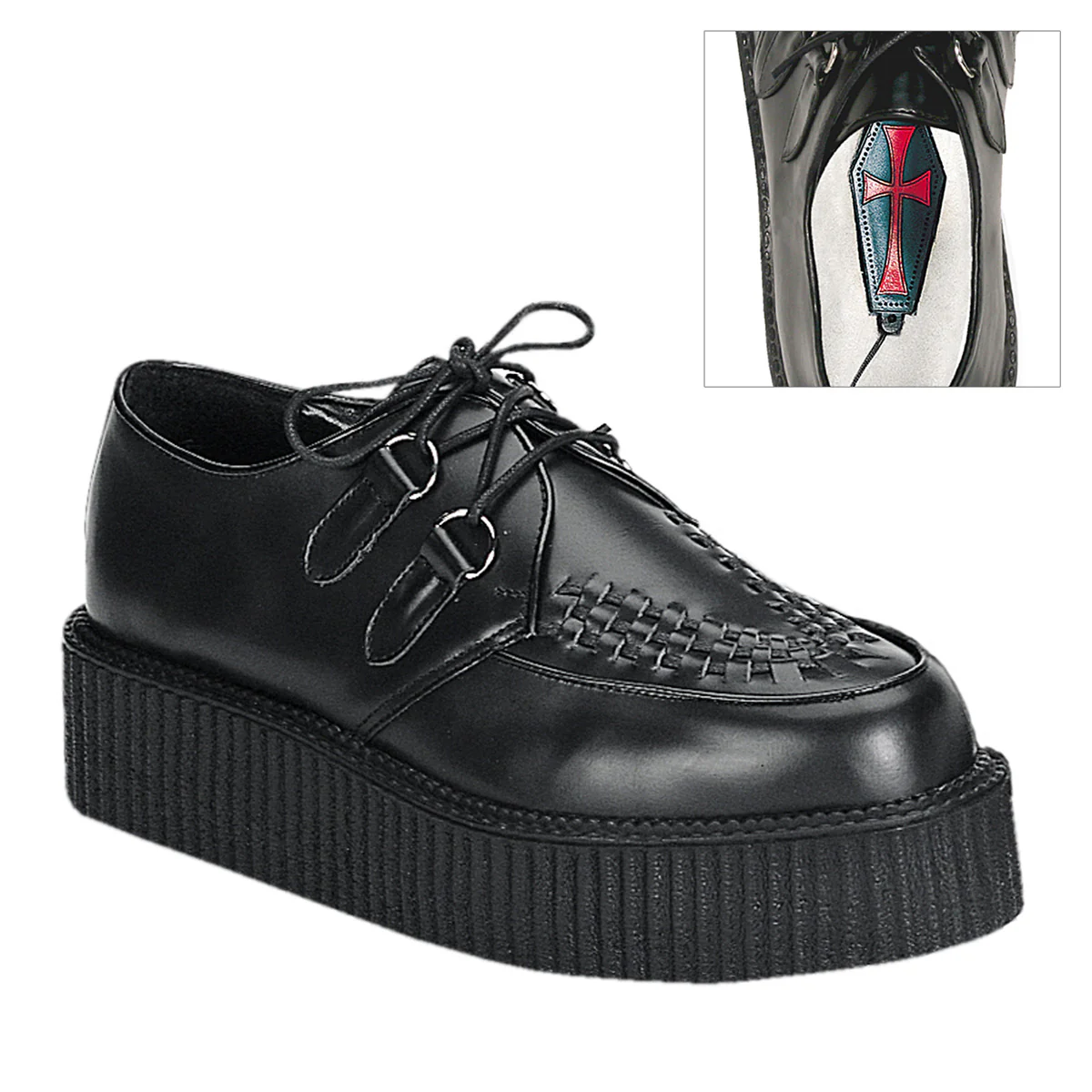 Dark Rebel Platform Shoes - Unisex
