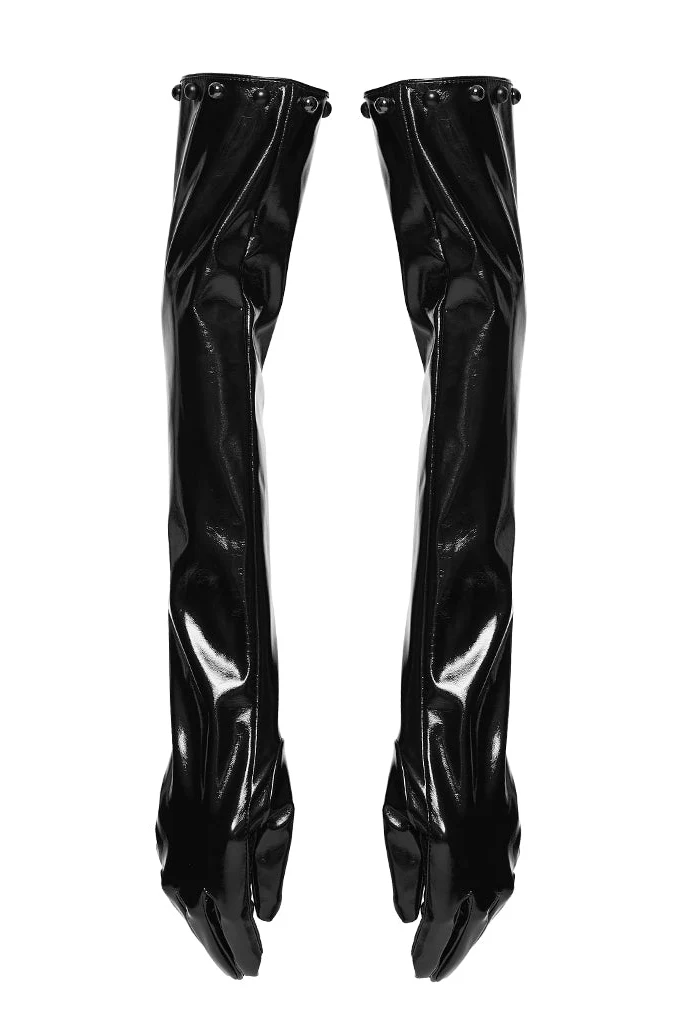 Dominatrix - Patent Long Gloves - Image 4