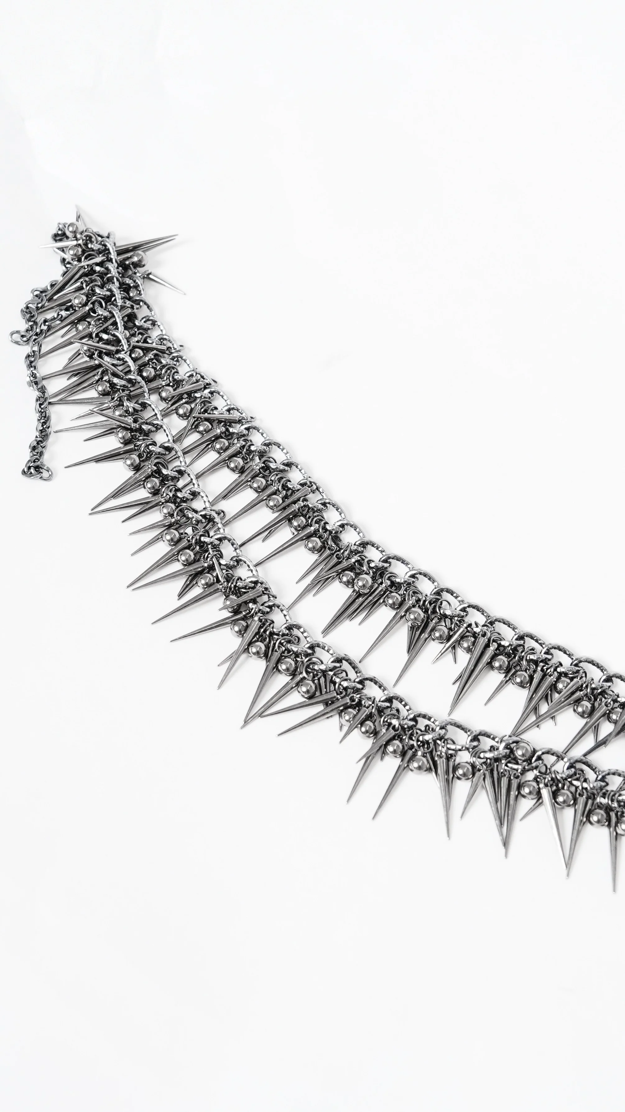 Impaler Queen – Double Spike Chain Collar - Image 6