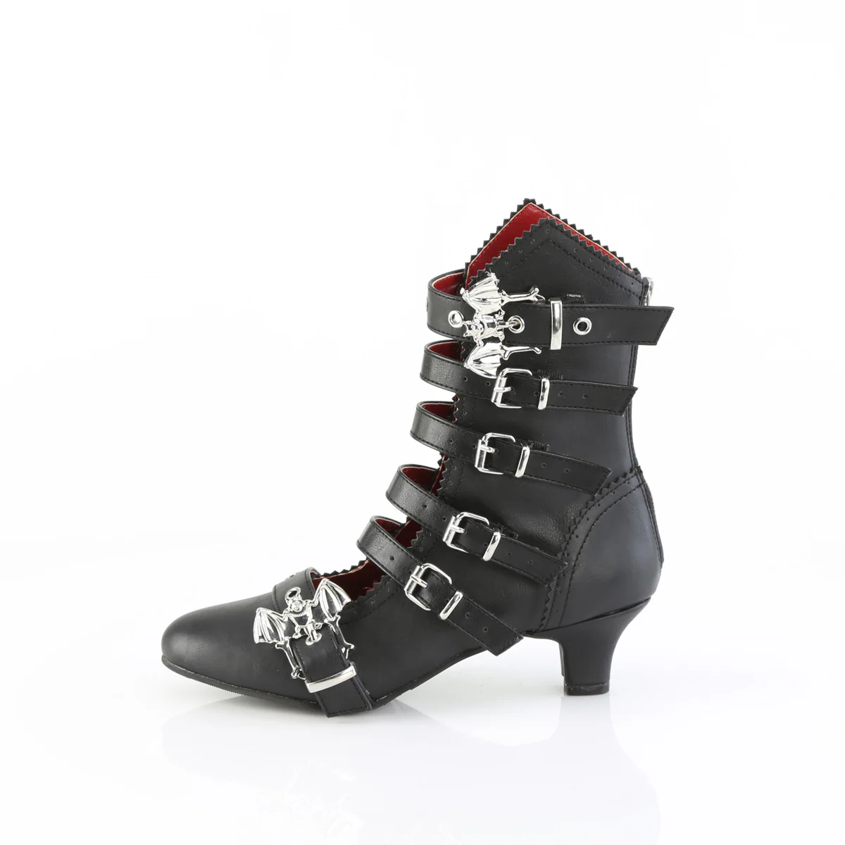 Draculine Bat Buckle Boots - Image 4
