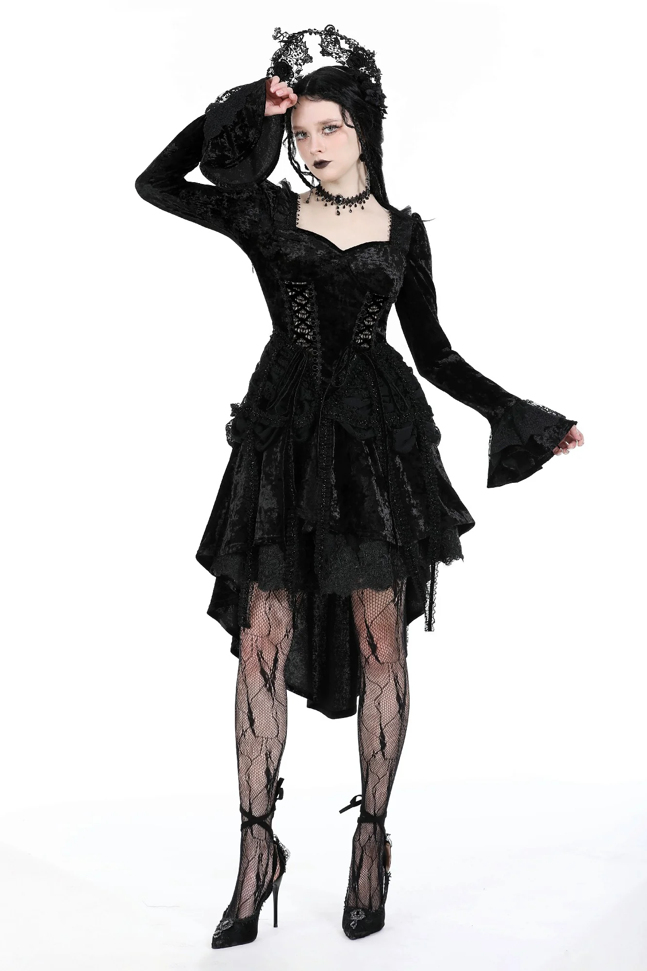Duchess of Eastmarch – High-Low Gothic Dress - Image 4