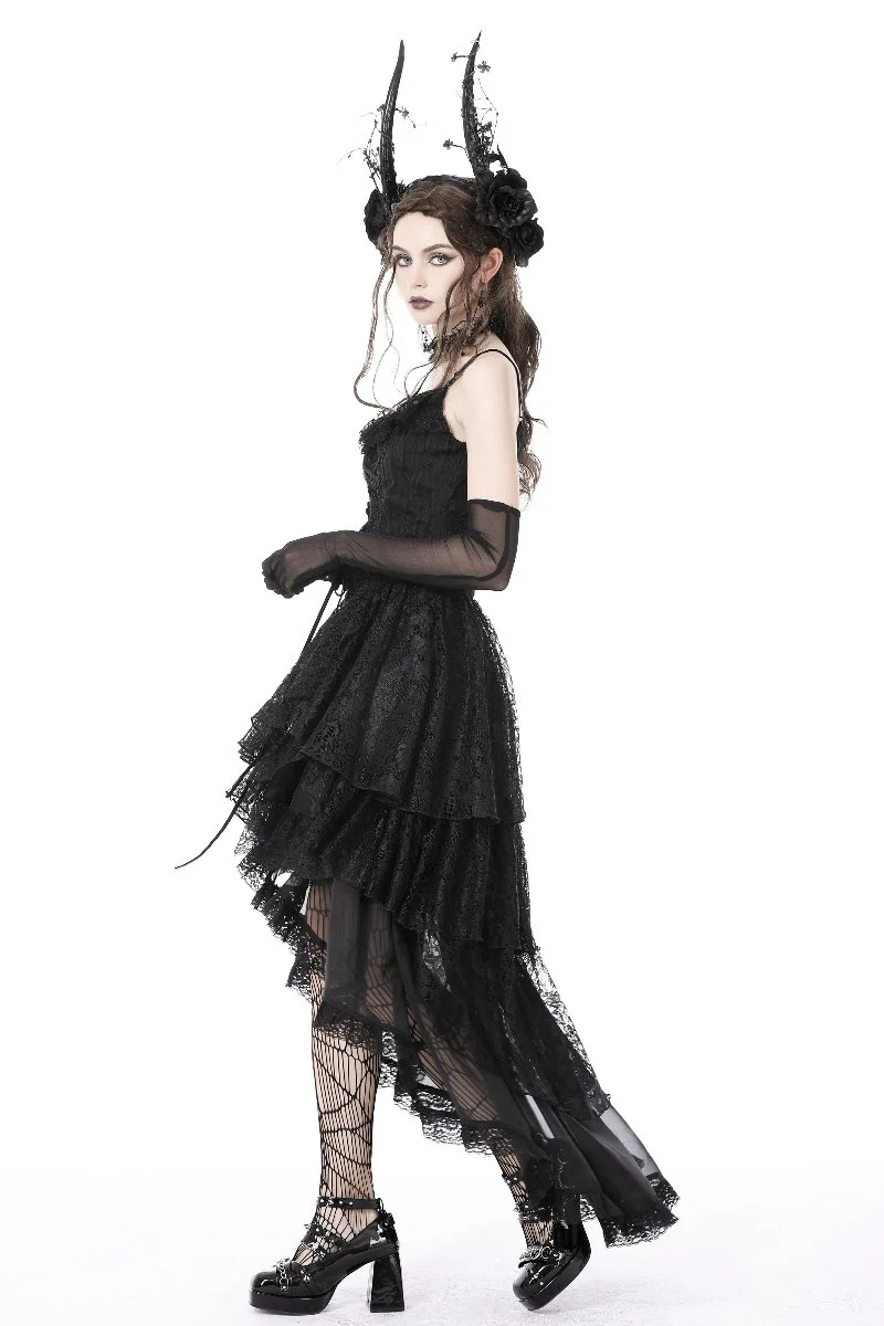 Dark Faerie Lace Dress - Image 6