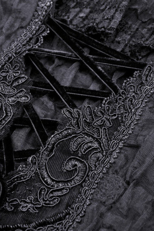 Dark Faerie Lace Dress - Image 8