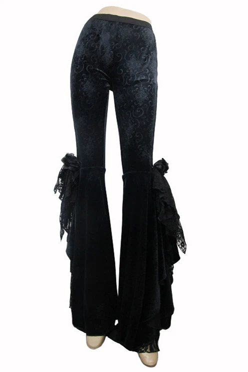Rose-Corset Flare Pants - Image 7