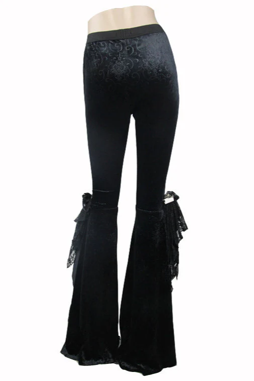 Rose-Corset Flare Pants - Image 8