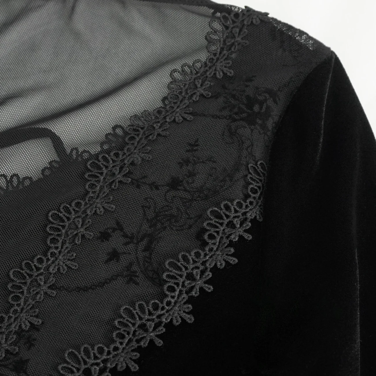 Virelle – Sheer Lace Gothic Maxi Dress - Image 11