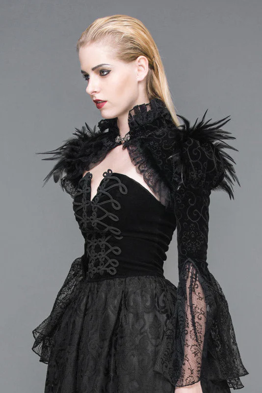 Feathers and Lace Shrug - Image 3