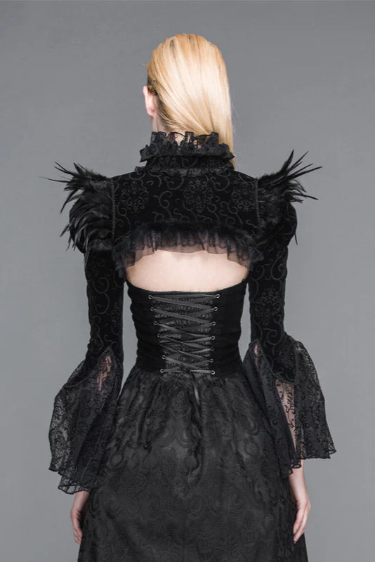 Feathers and Lace Shrug - Image 4