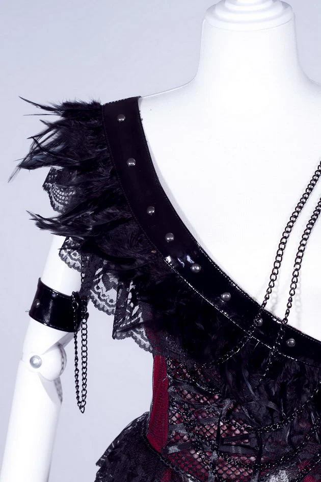 Feathery Fantasy dress - Image 6
