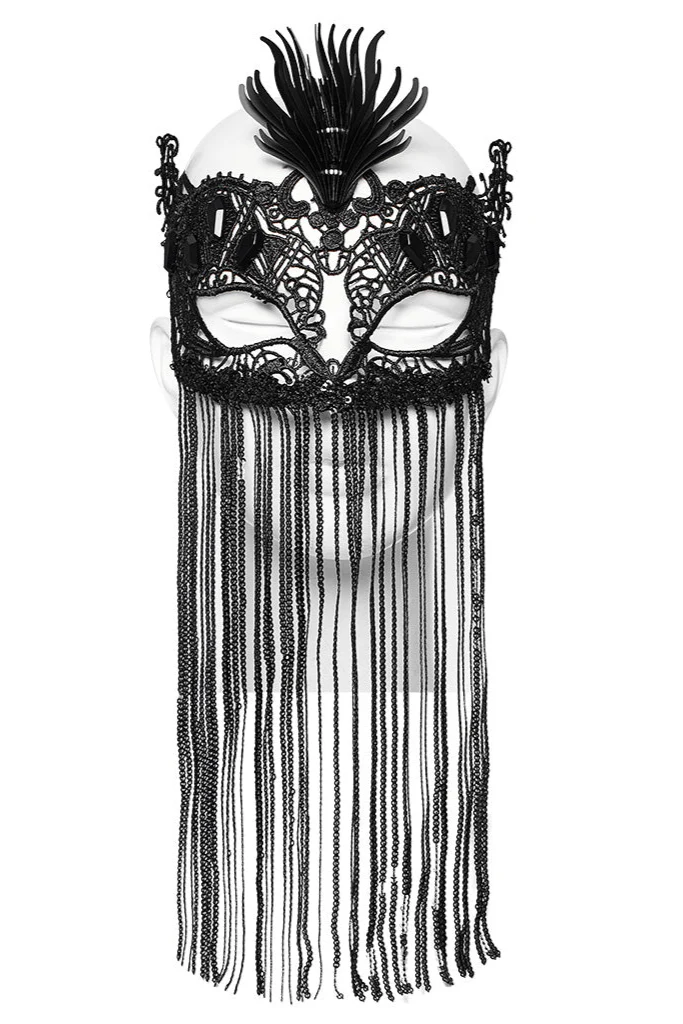 Gothic Bride Masquerade Mask - Image 2