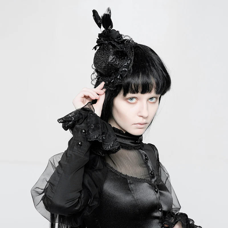 Gothic Doll Fascinator - Image 4