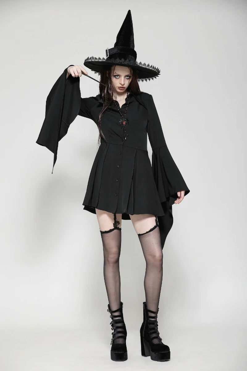Grimoire Occult Shirt Dress