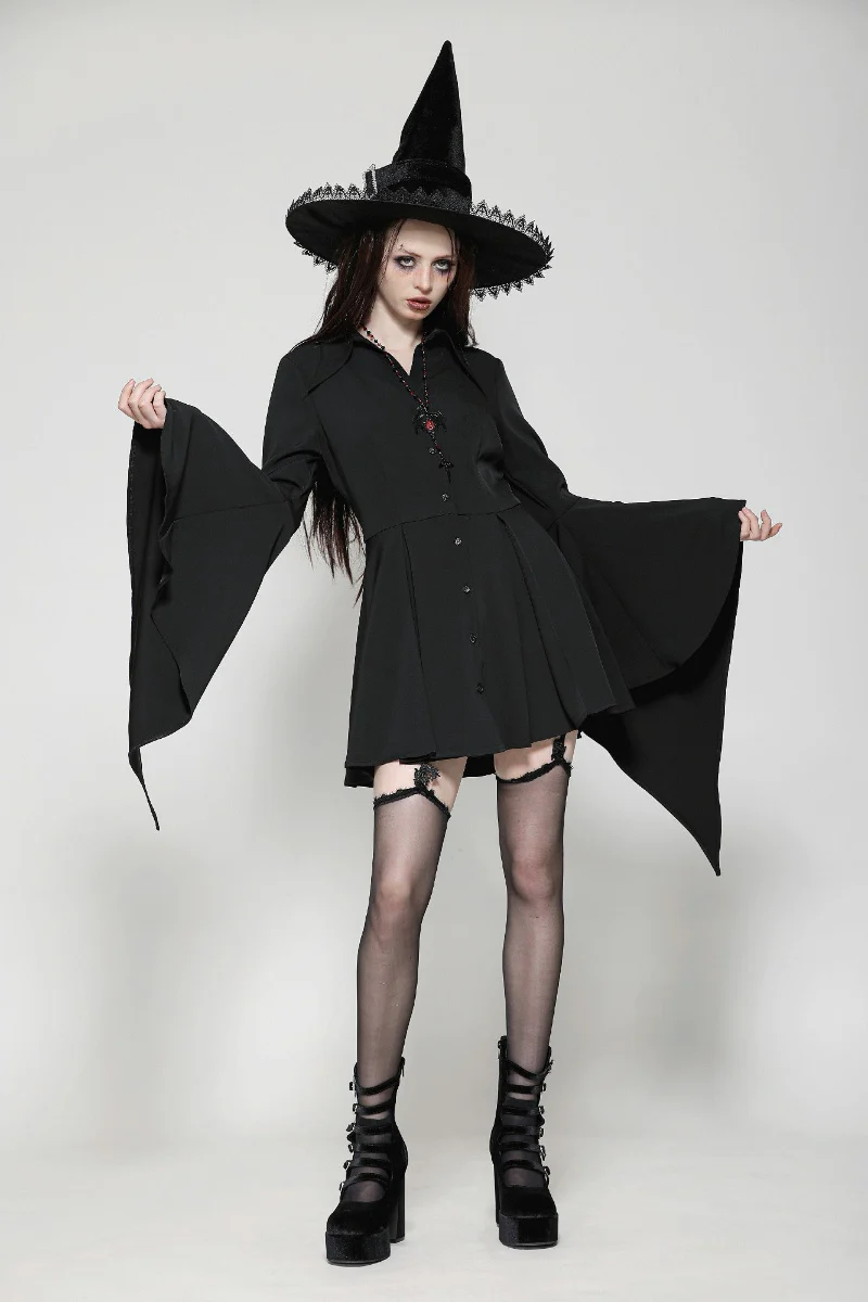 Grimoire Occult Shirt Dress - Image 5