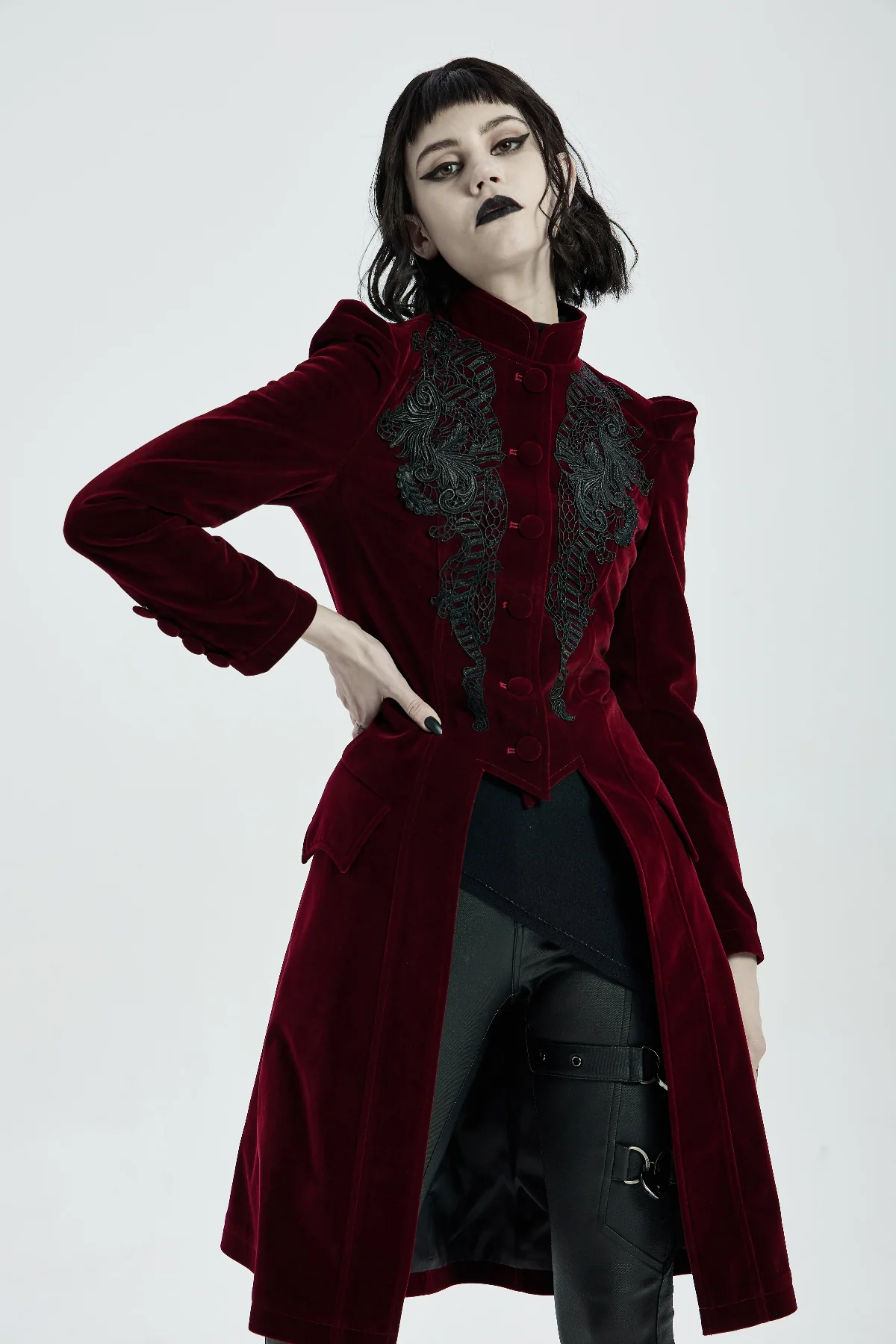 House Draconis Coat in Red - Image 2