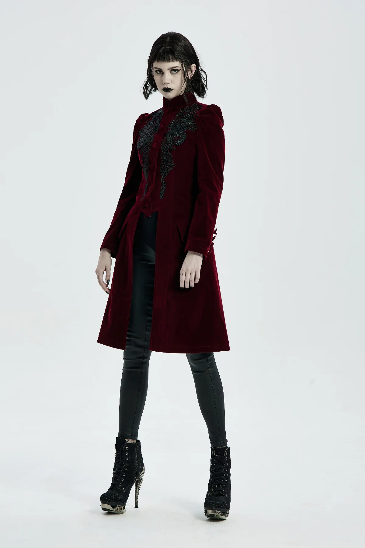 House Draconis Coat in Red - Image 4