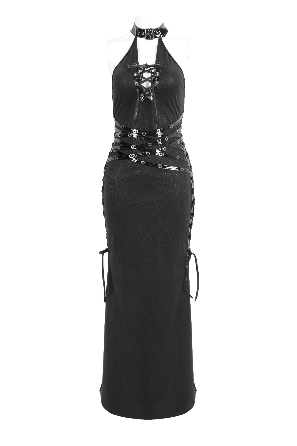 Industrial Gothic Halter Gown - Image 6