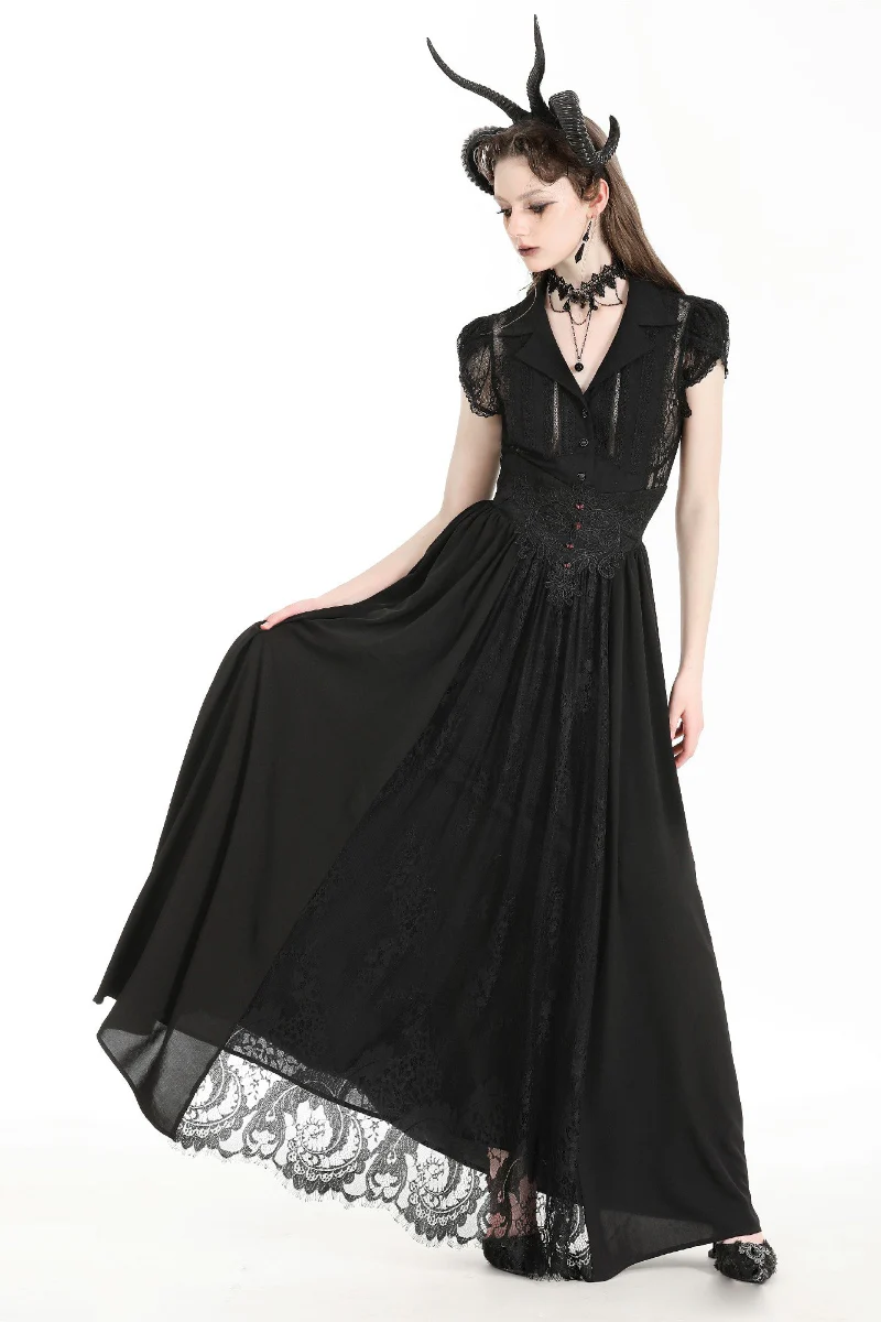 Sanctum Lace High Waist Maxi Skirt - Image 3