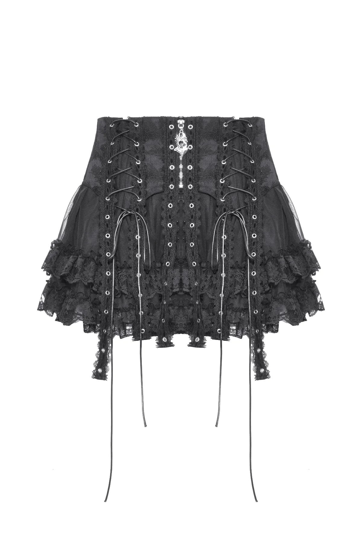 Rita - Punk Rock Tulle Mini Skirt - Image 2