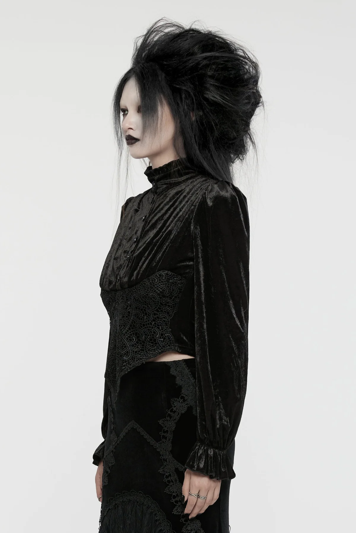 Lady Violetta Gothic Blouse - Image 4
