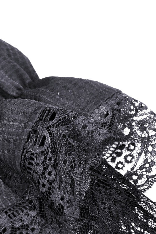 .Marionette – Edwardian Gothic High Lace Dress - Image 11